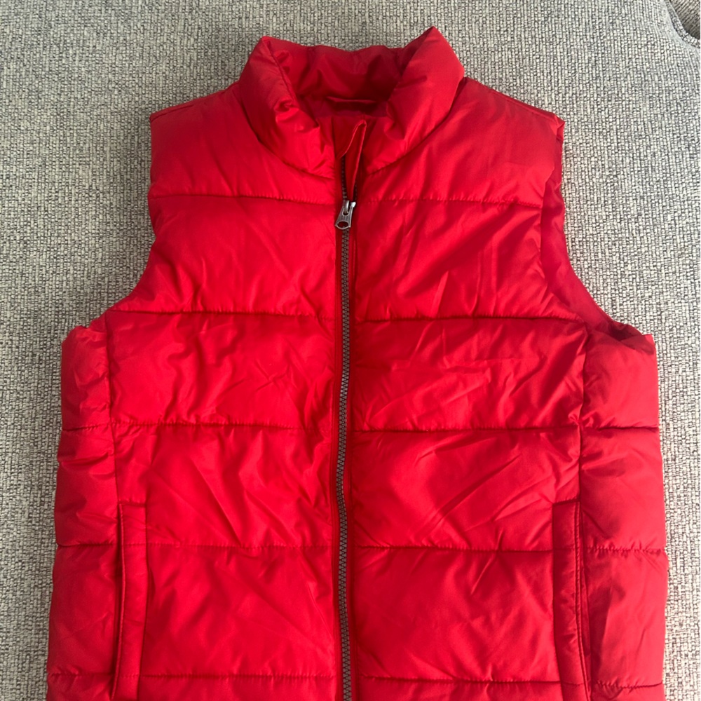 GAP Kids Bright Red Puffer Vest